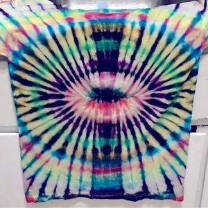 Hand made tie dye kids tshirt